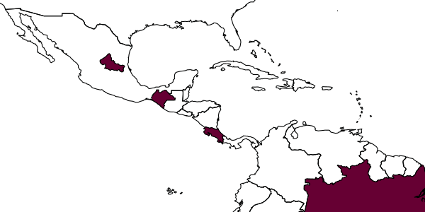 map of Neotheronia lloydi     Gauld, 1991
